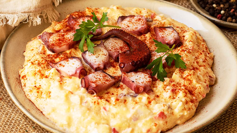 Ensaladilla de pulpo en Olla GM