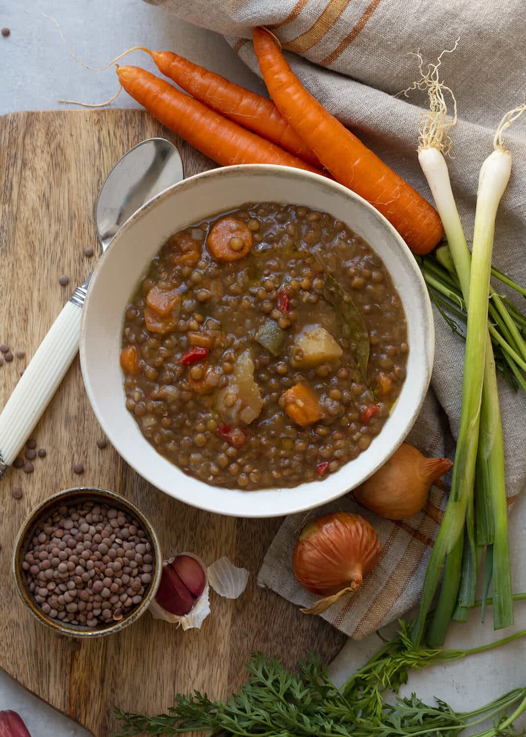 Lentejas viudas en Mambo