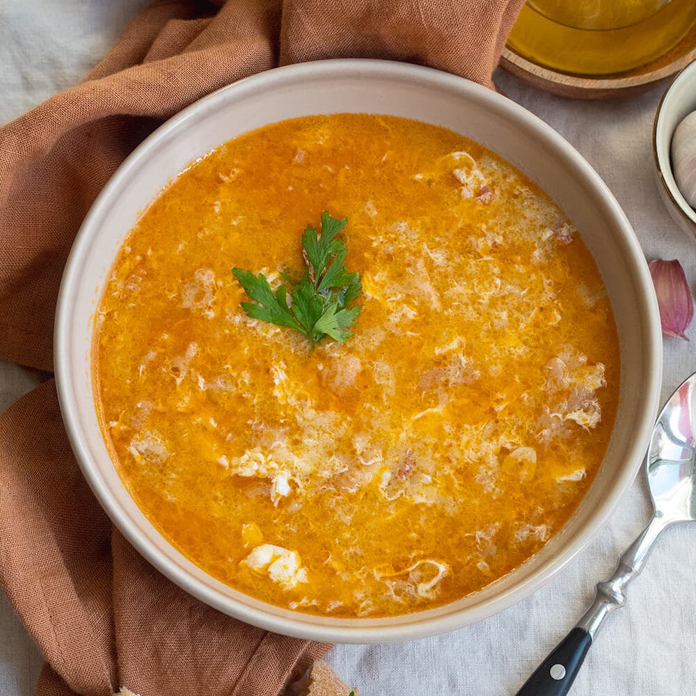 Sopa de ajo castellana en Mambo