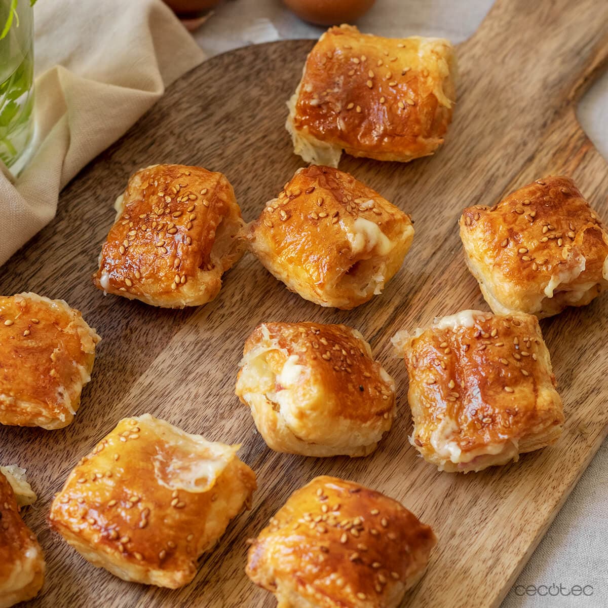Mini napolitanas de sobrasada en Cecofry