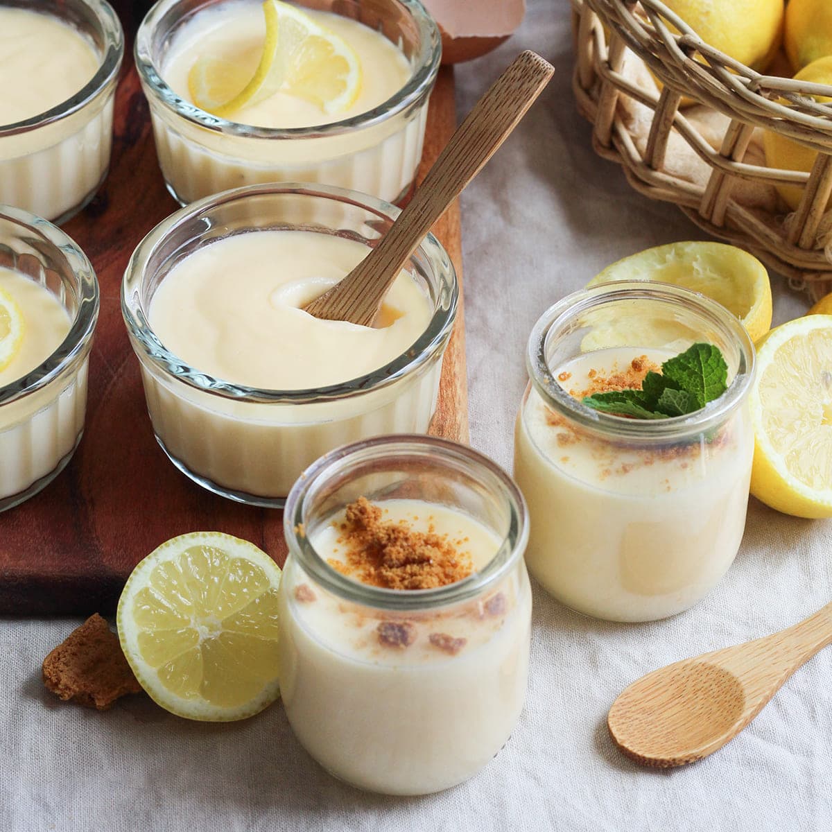 Natillas de limón en Ollas GM