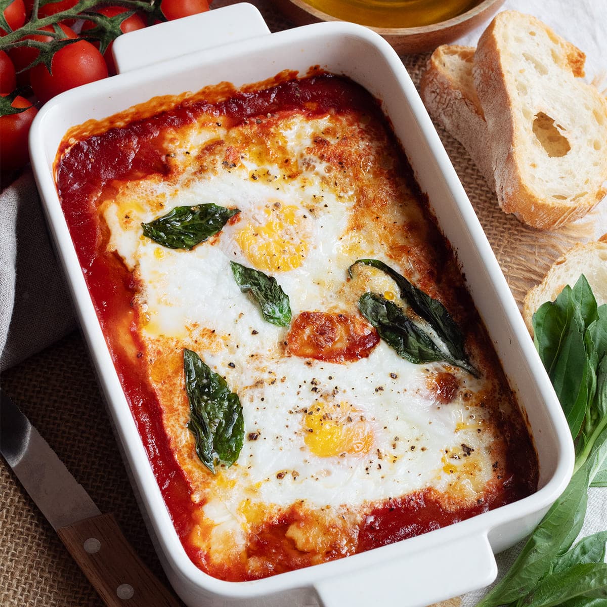 Huevos con tomate en Cecofry