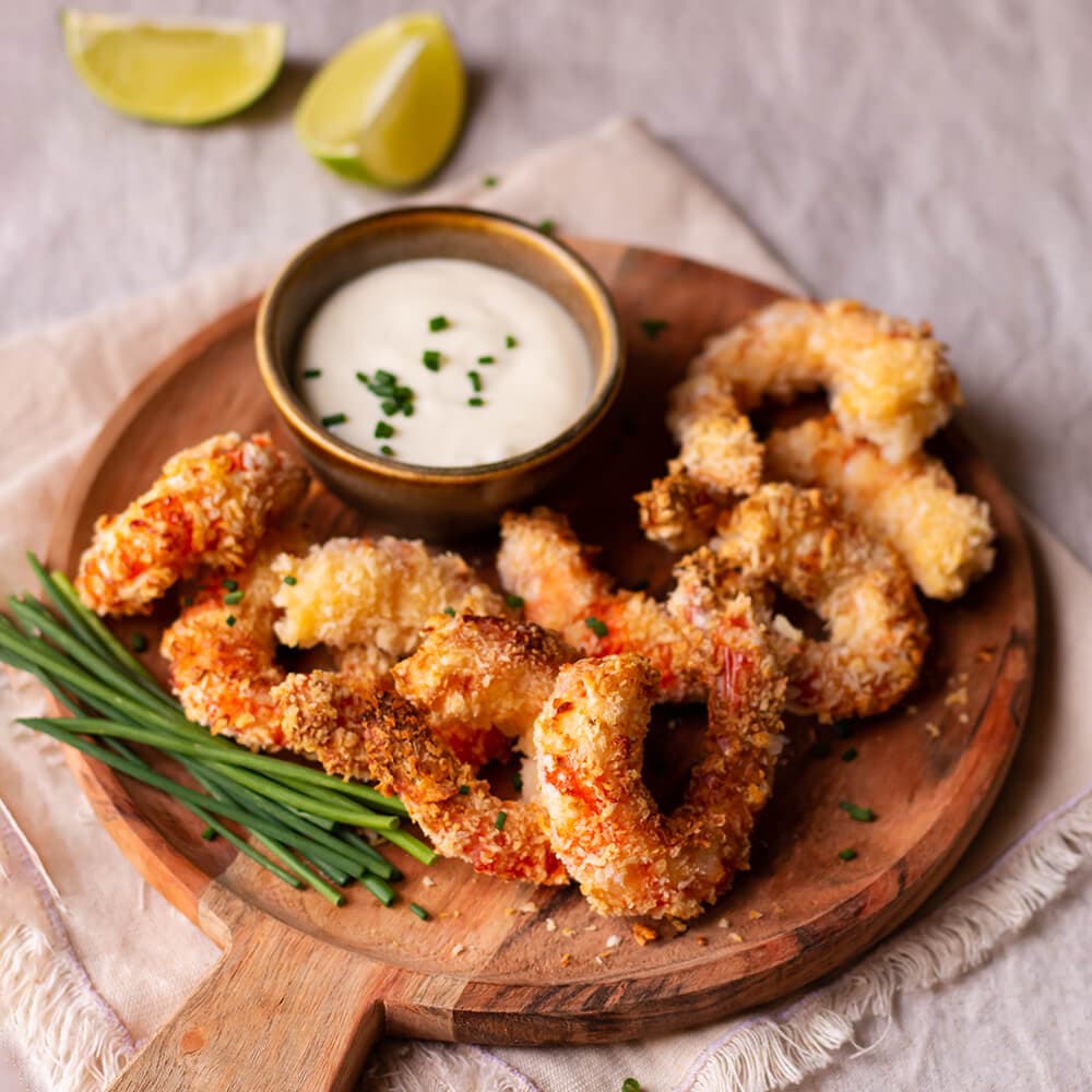 Gambas panko en Ollas GM