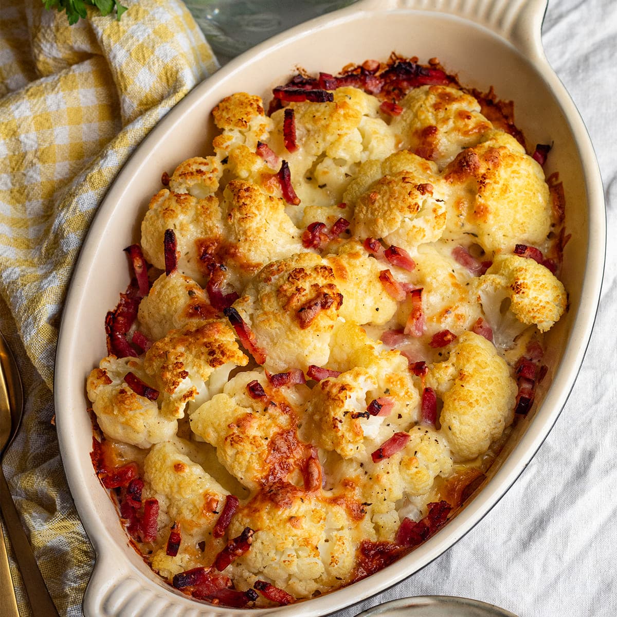 Coliflor gratinada en Mambo