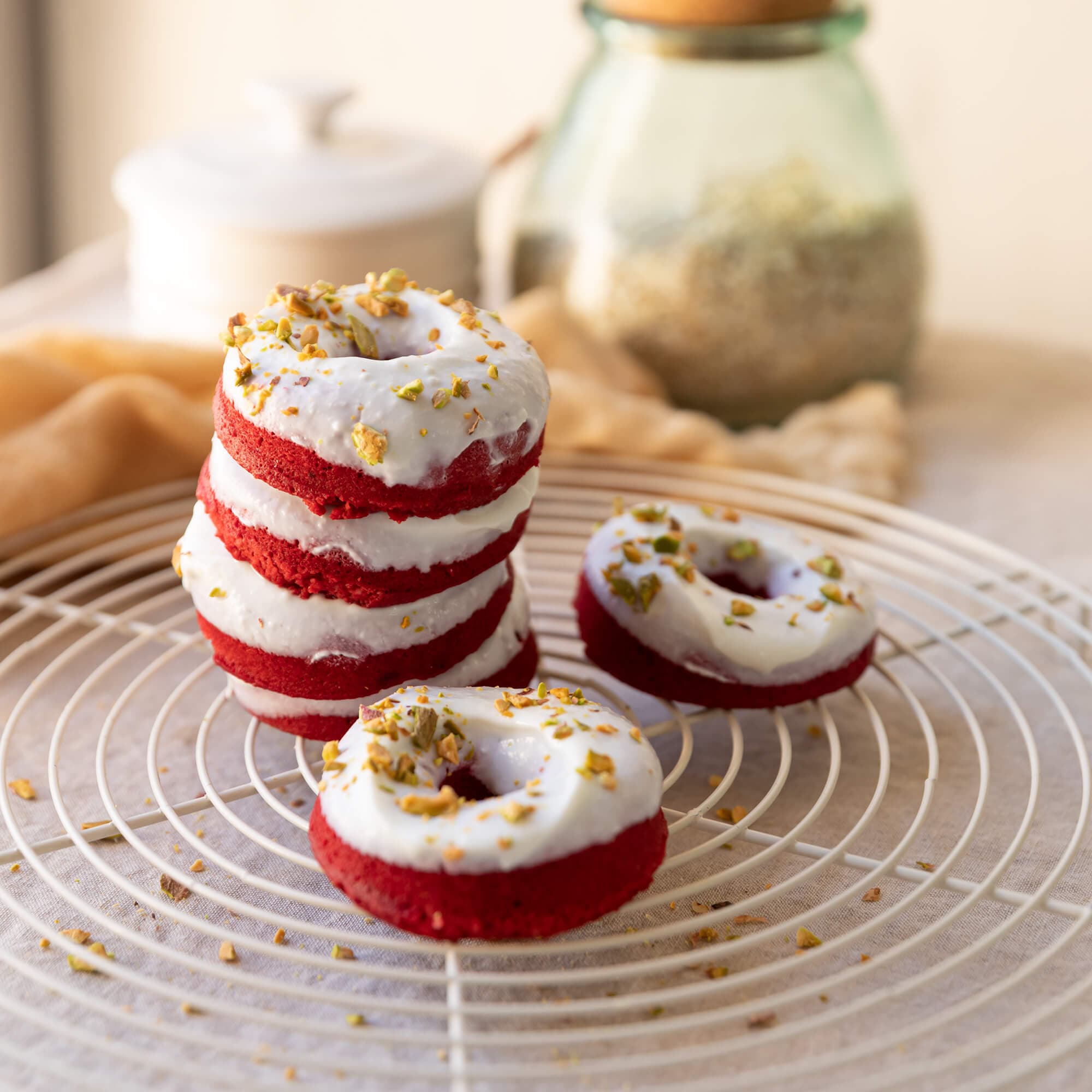 Donuts de red velvet en Mambo