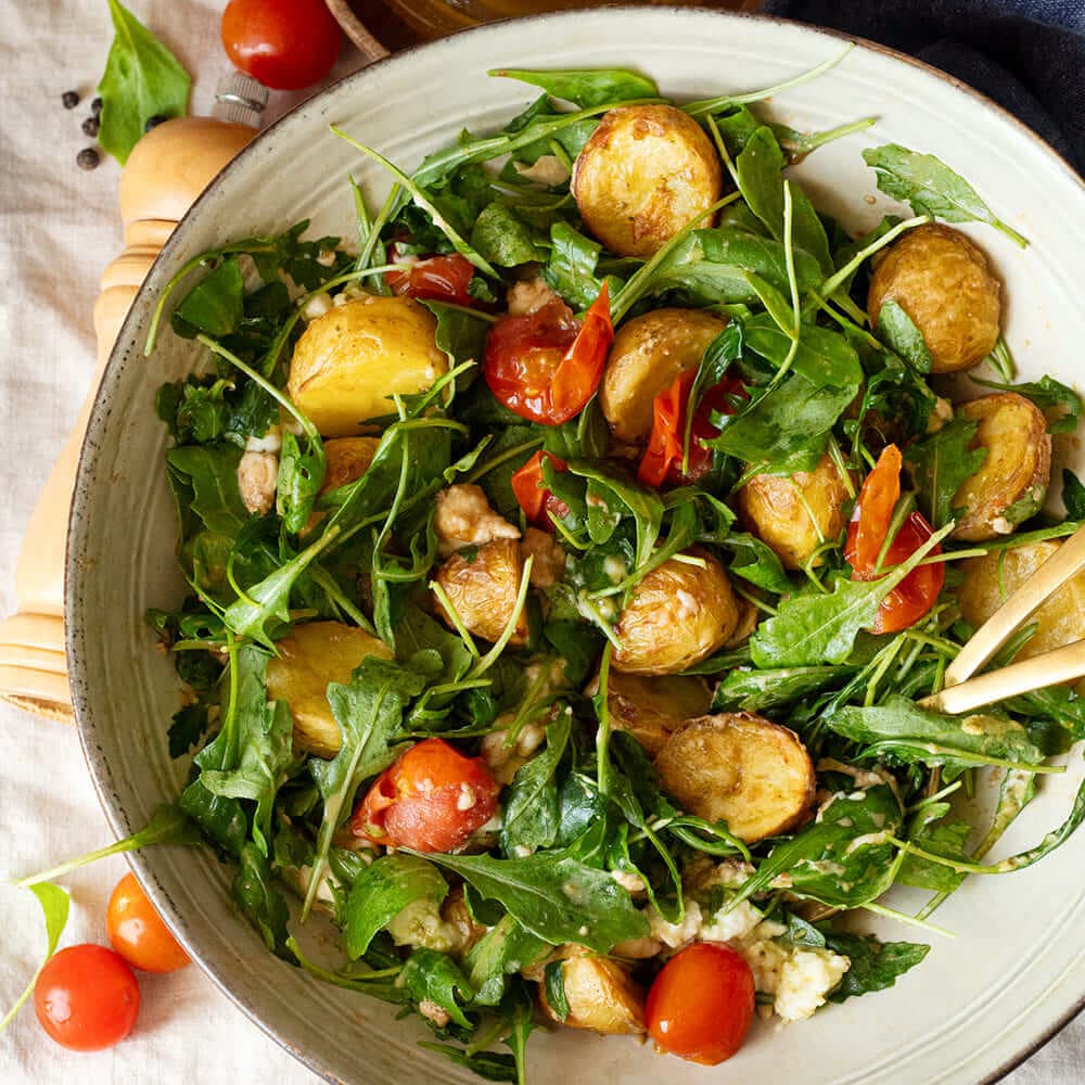Ensalada caprese de patata en Olla GM