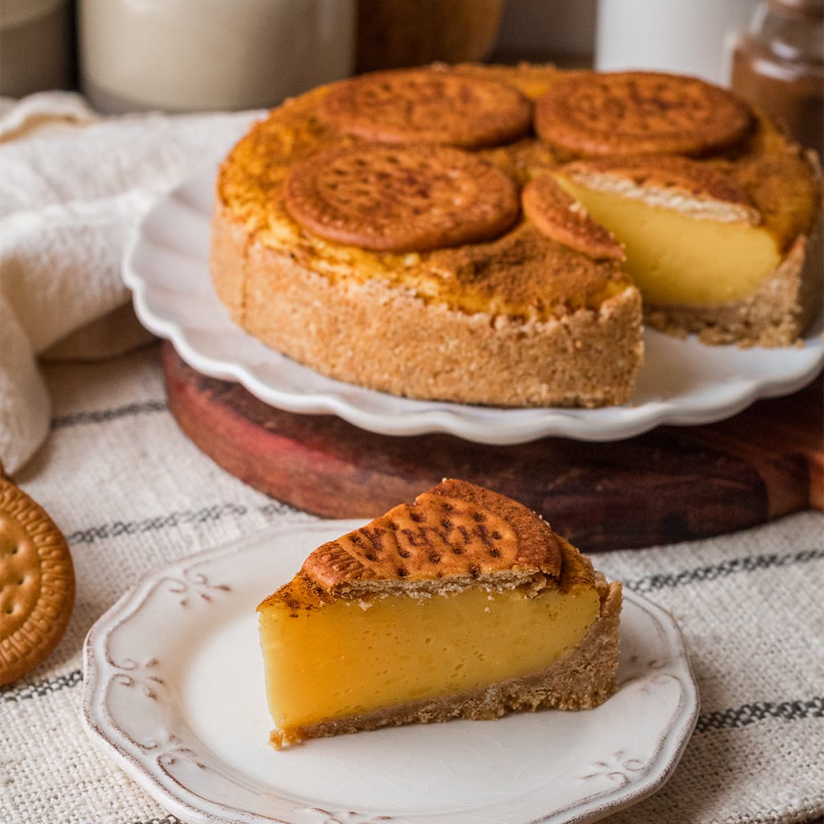 Tarta de natillas en Olla GM