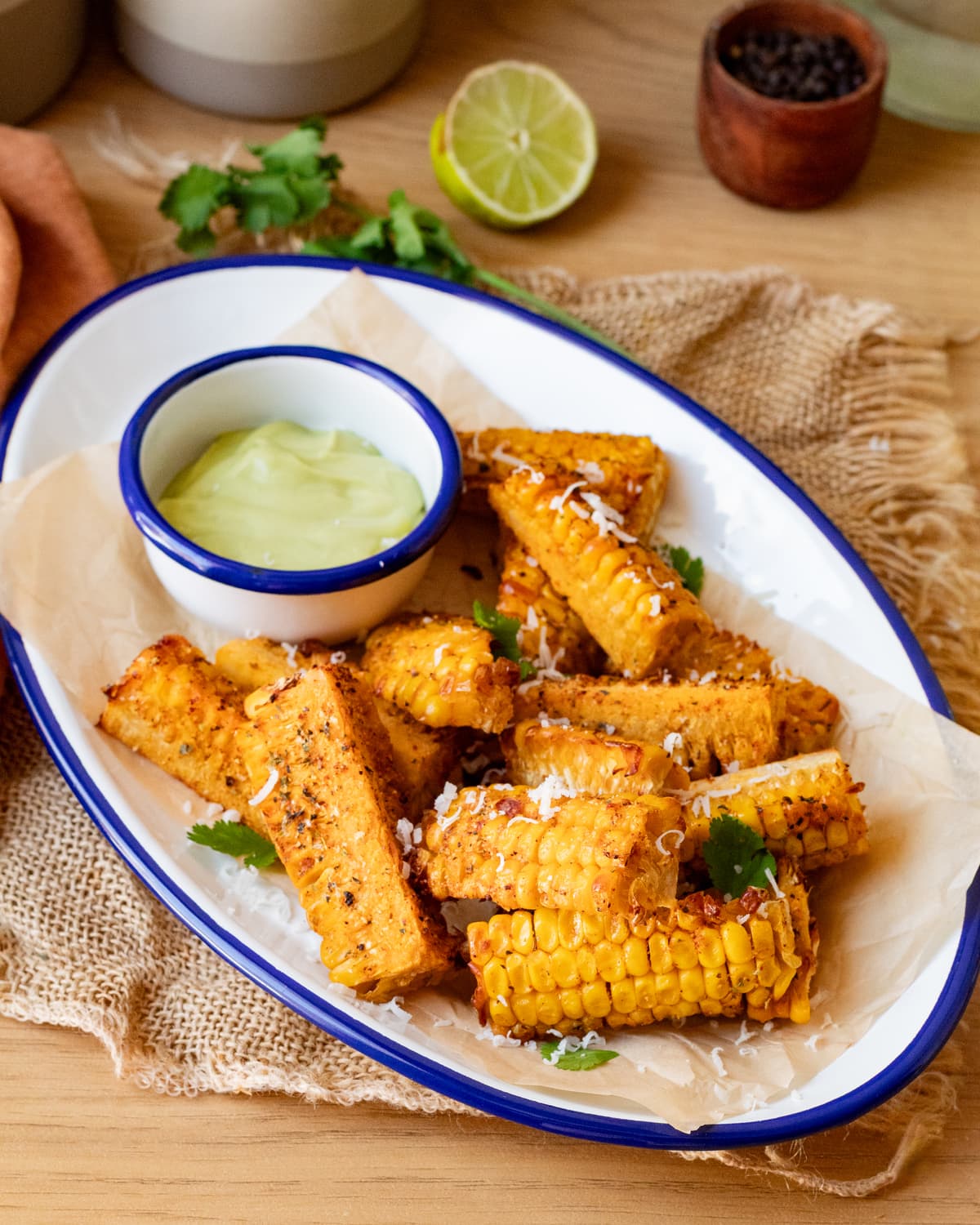 Mazorcas asadas en Cecofry