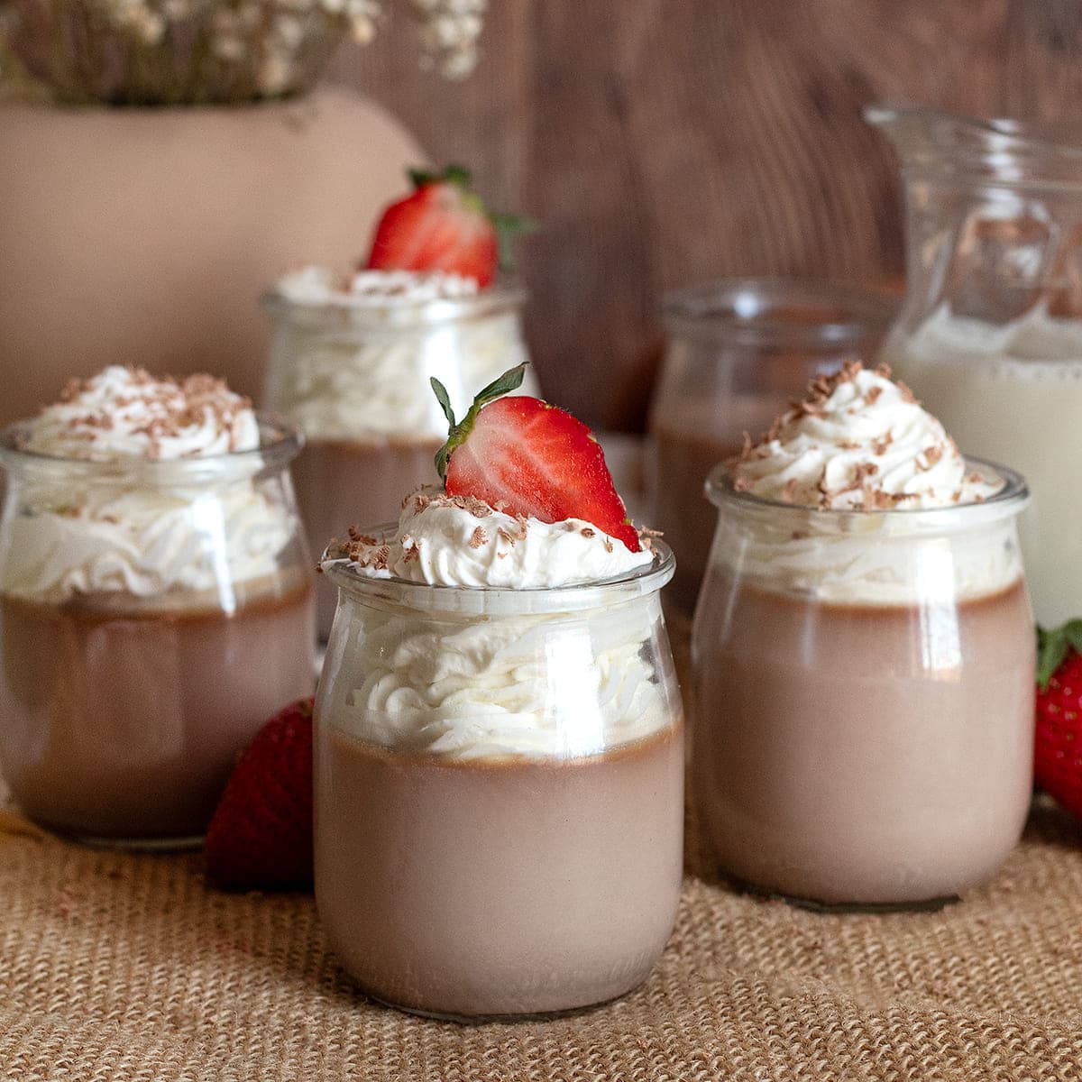 Panna cotta de Nutella con 4 ingredientes en Ollas