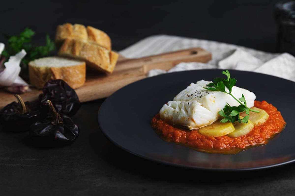 Bacalao a la vizcaína en Mambo