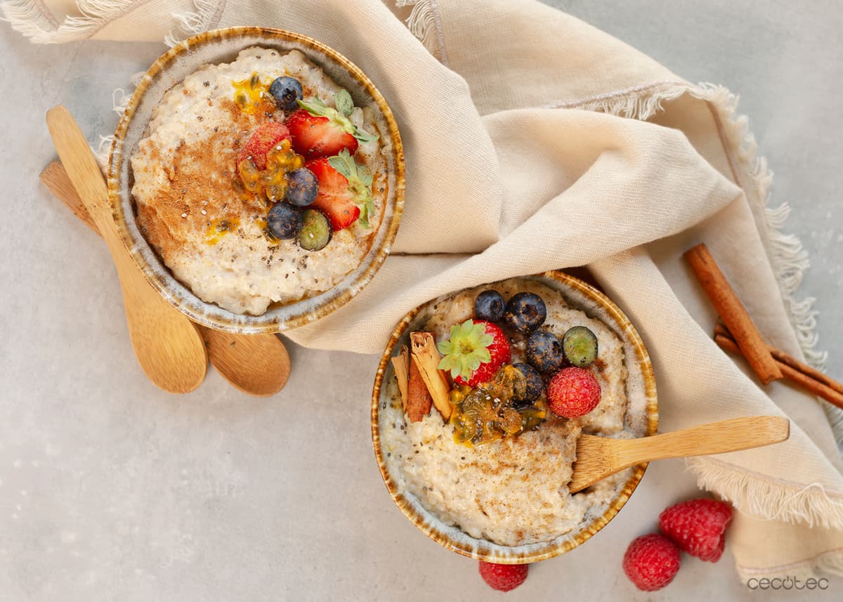 Gachas de avena en Mambo