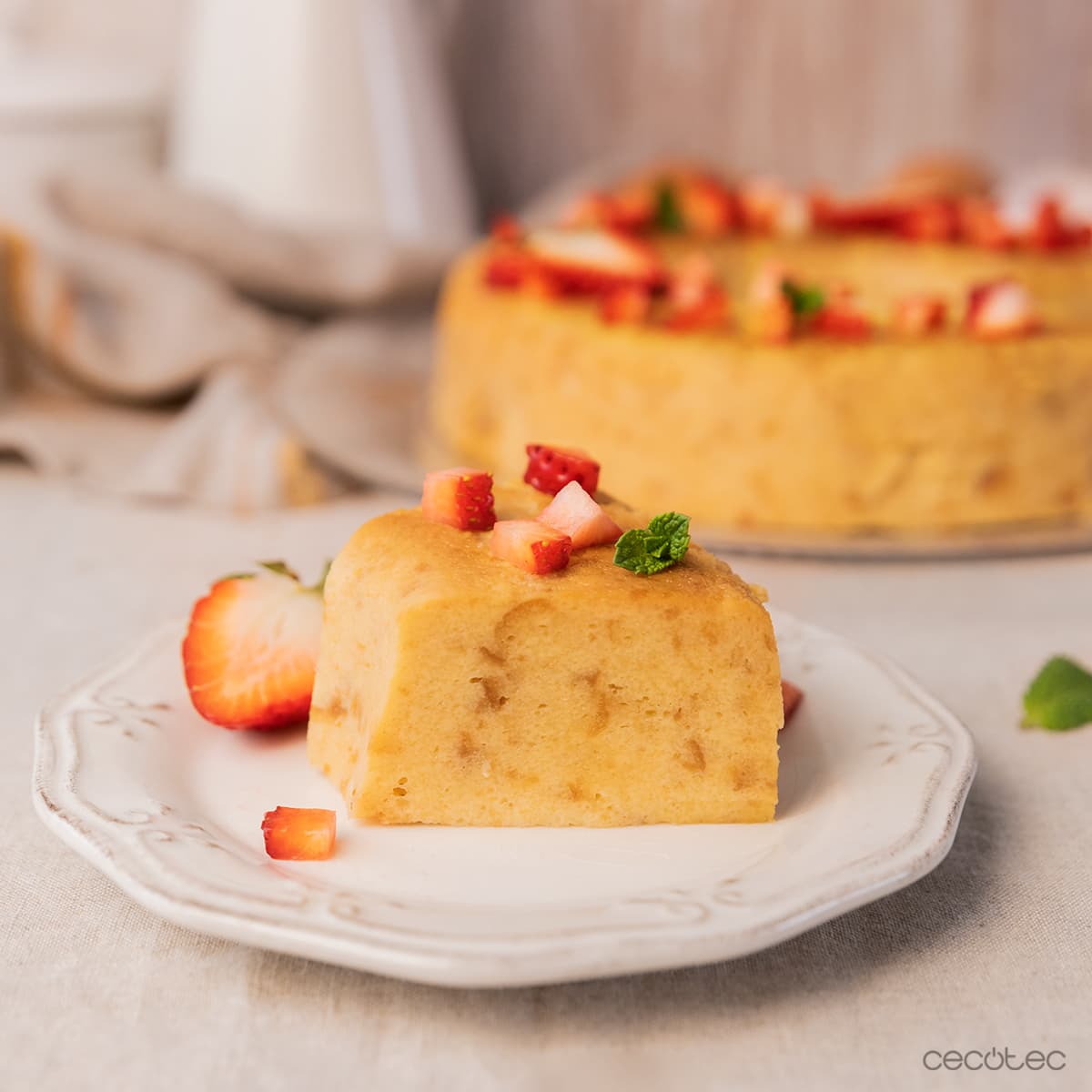 Pudin de sobaos en Ollas GM