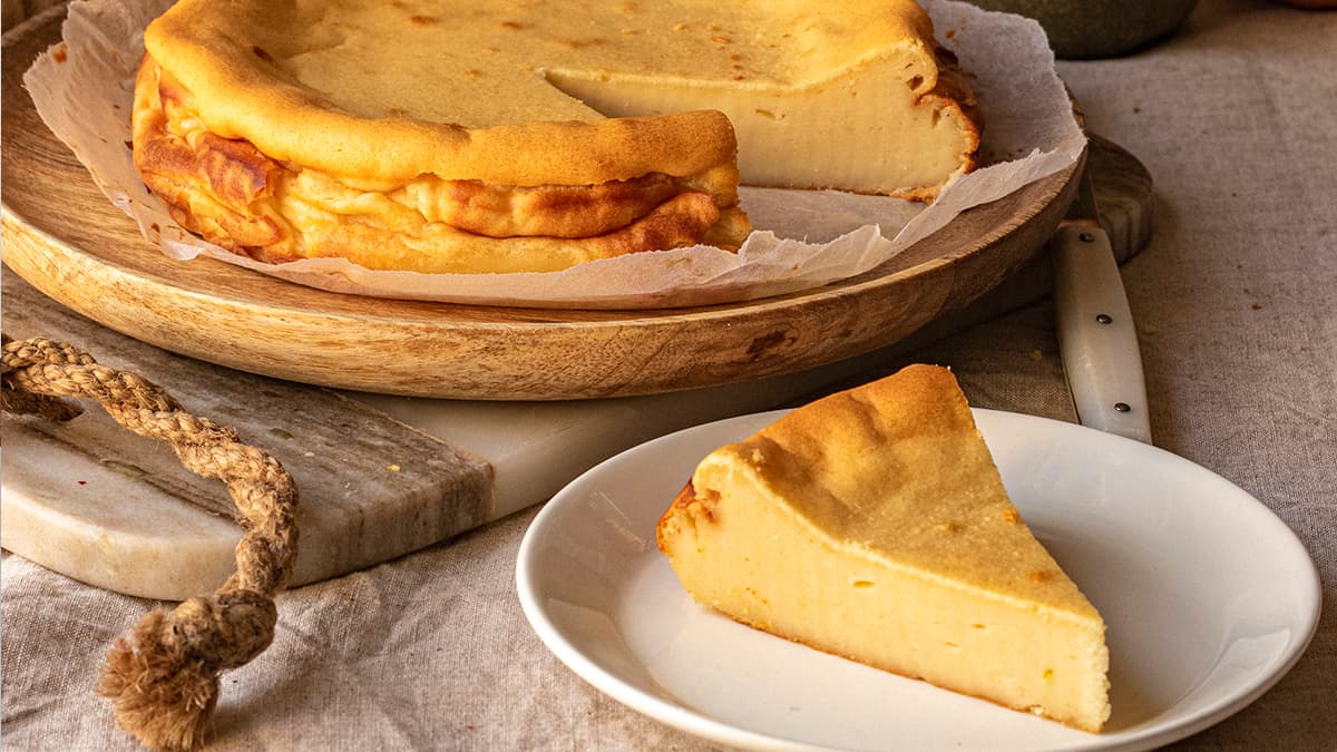 Pastel fácil y rápido con mascarpone en Olla GM