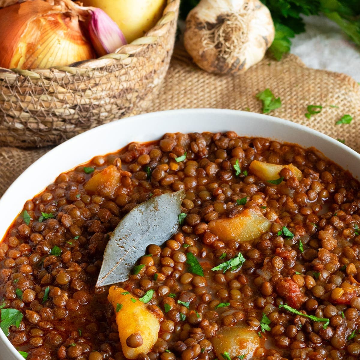 Lentejas con sobrasada en Ollas GM