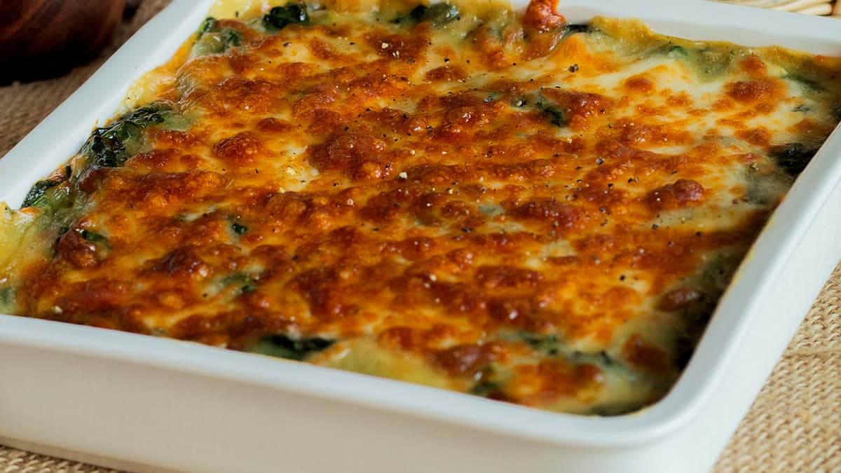 Espinacas cremosas en Cecofry