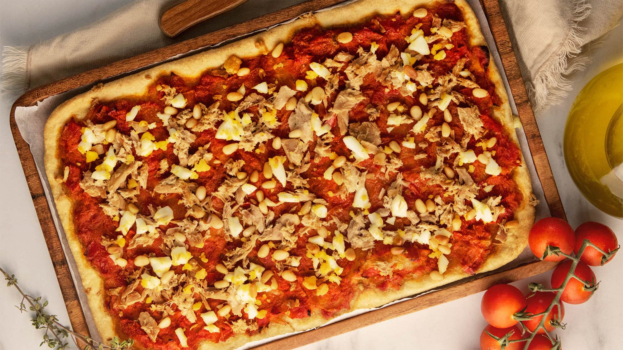 Coca de tomate
