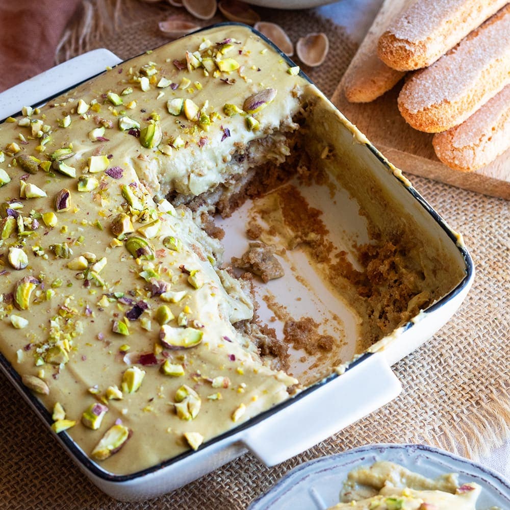 Tiramisú de pistacho en Mambo