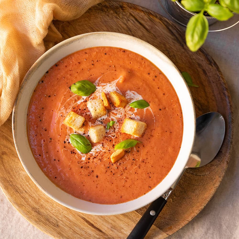Sopa de tomates asados en Cecofry