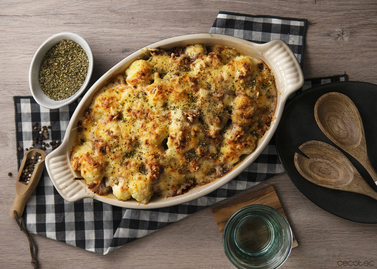 Coliflor con bechamel