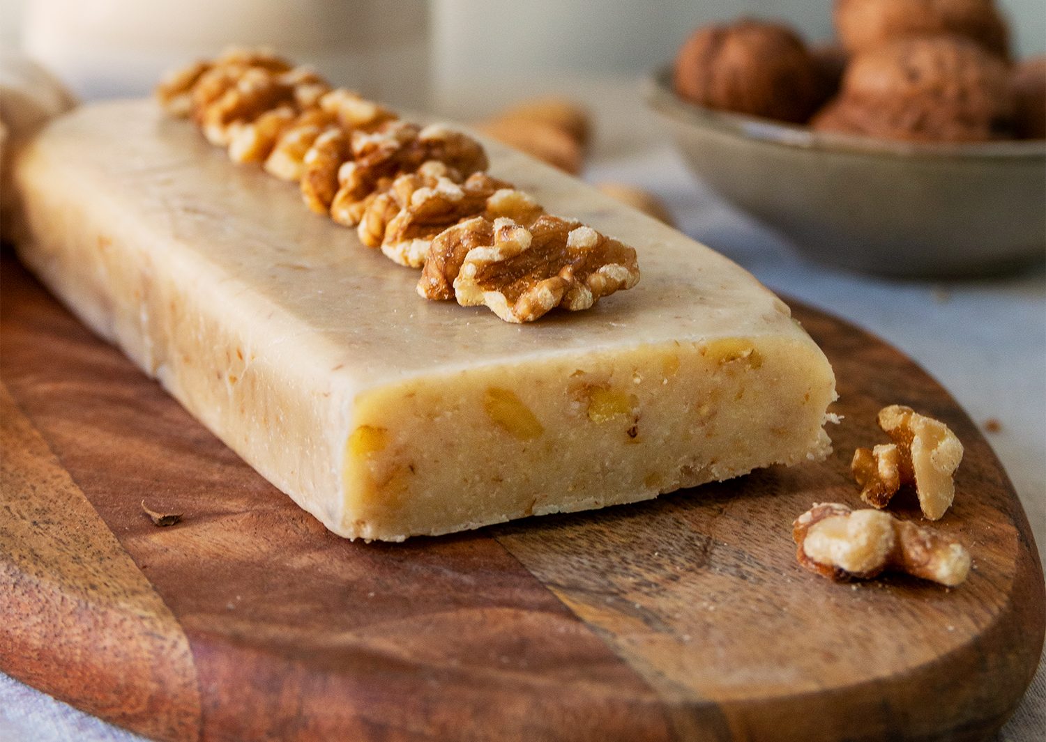 Turrón de nata y nueces Recetas Cecotec Mambo Cecofry