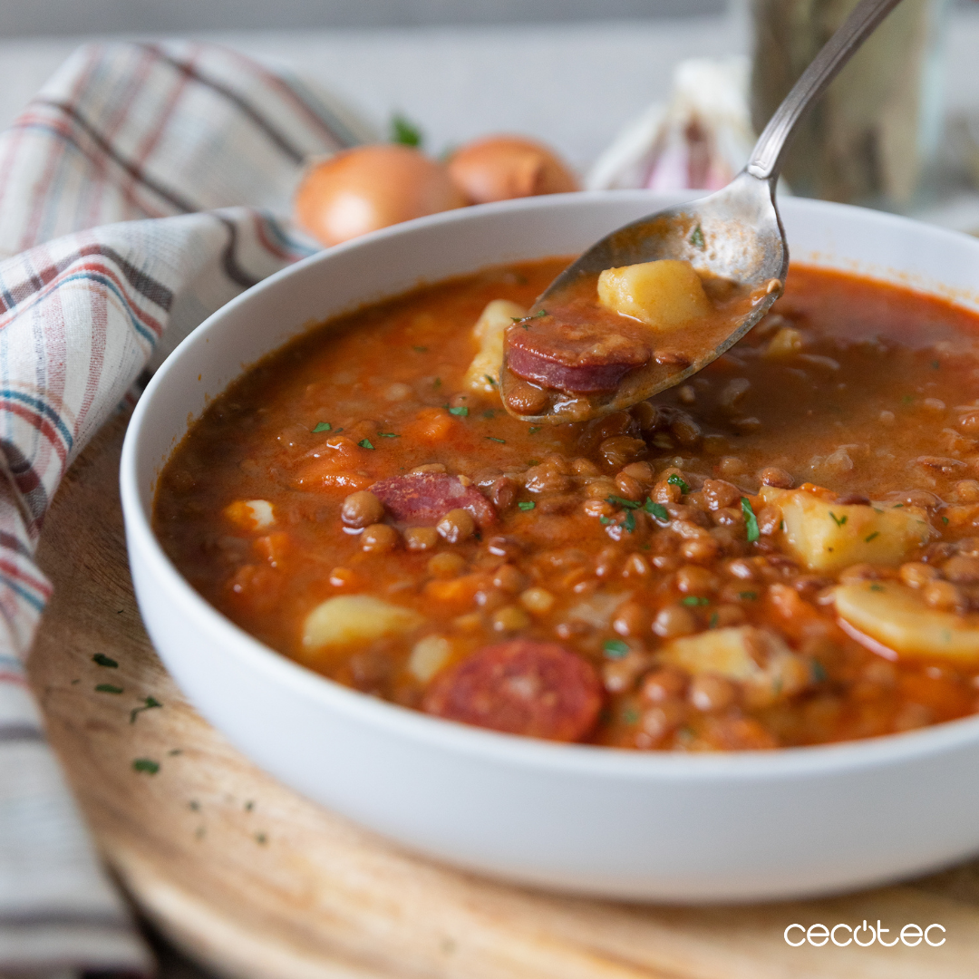 Lentejas con chorizo en Mambo