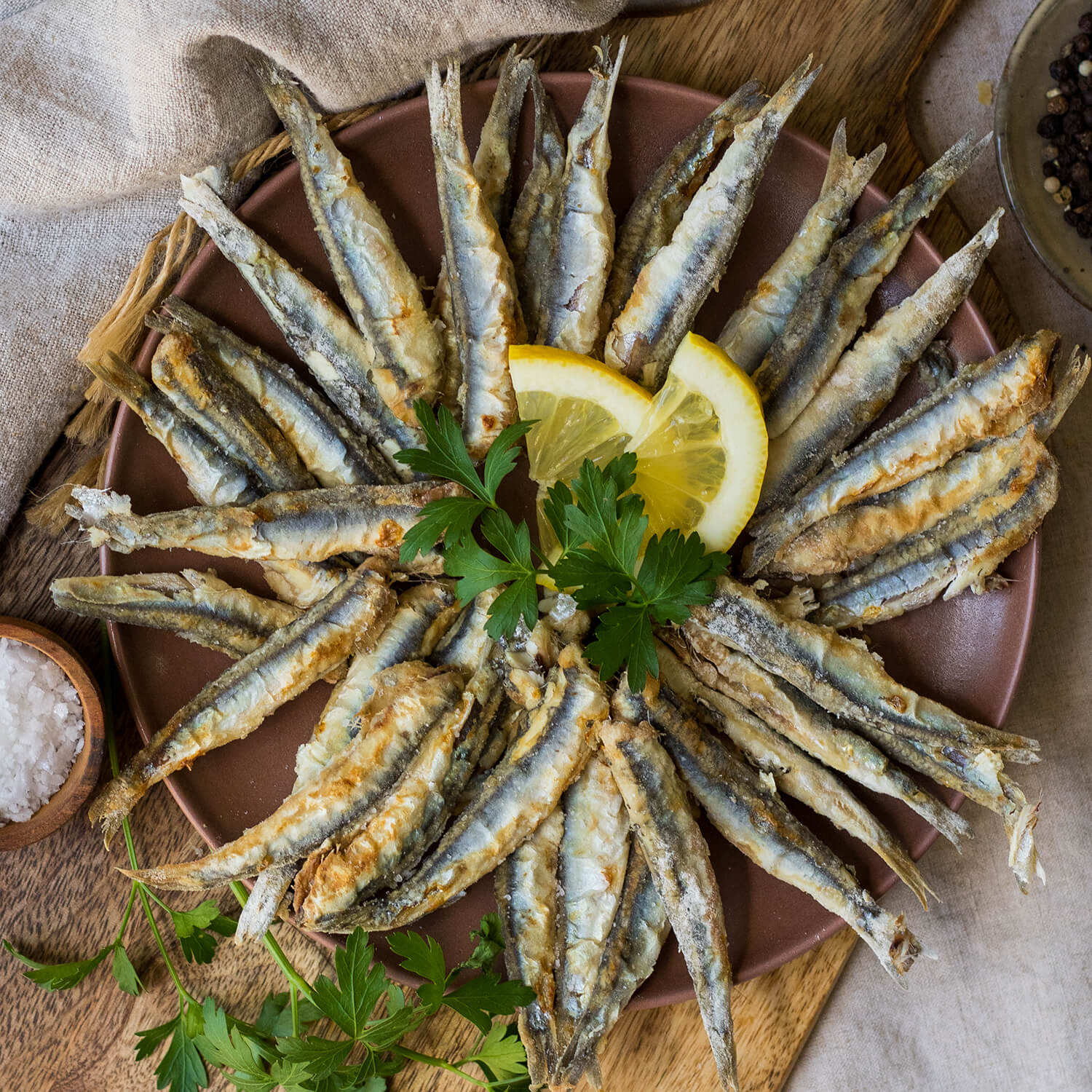 Boquerones rebozados en Cecofry