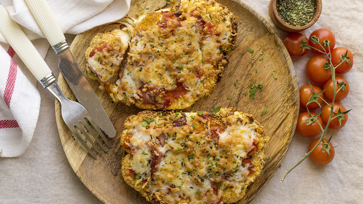 Milanesa de coliflor en cecofry