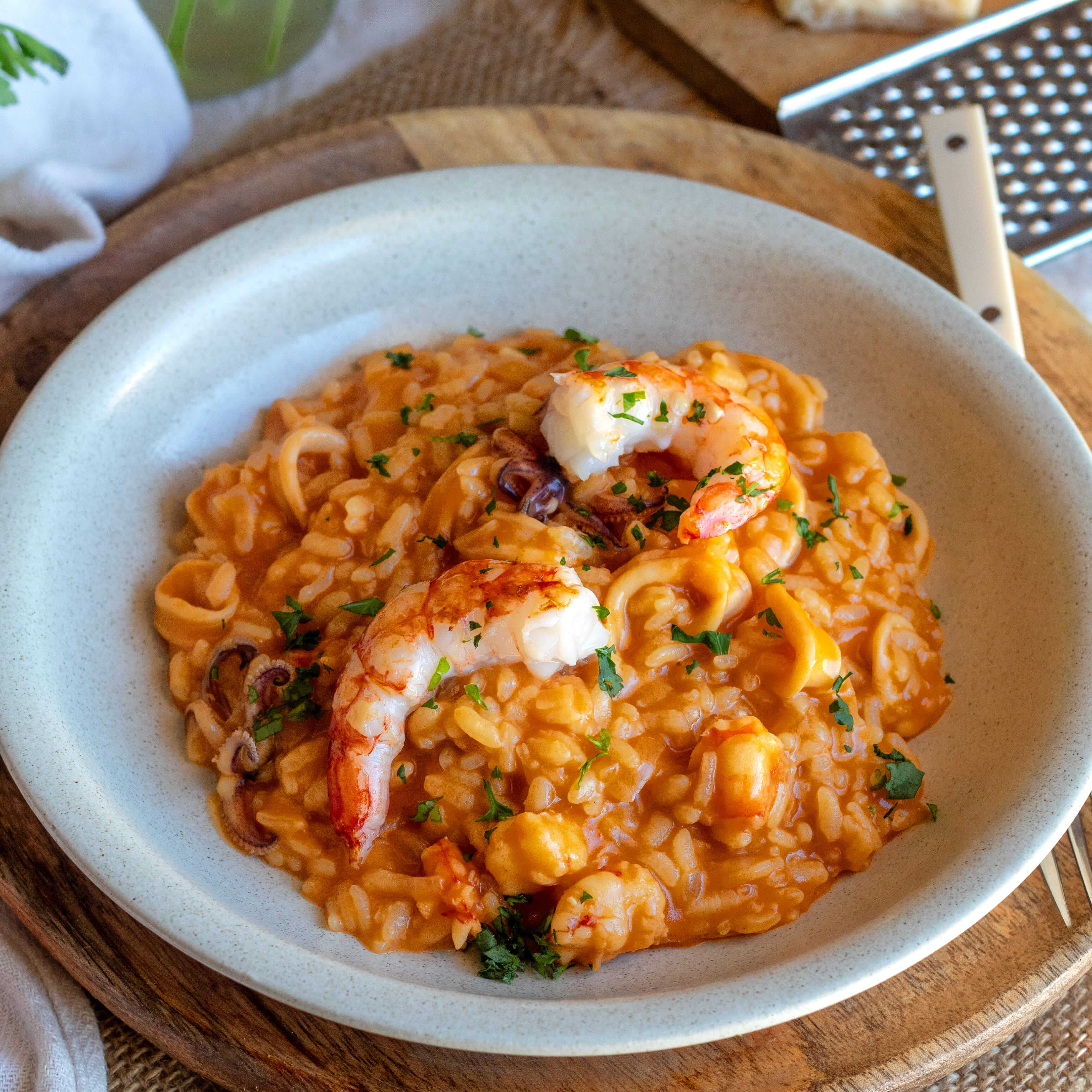 Risotto de marisco en Mambo